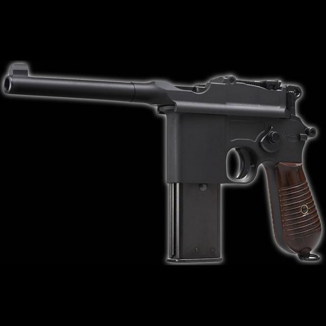 マルシン モーゼルM712・6mmBBブローバック HW ノーマルバレル エアガン エアーガン ガスガン ガスガン ロングマガジン装着時 　