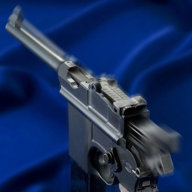 マルシン モーゼルM712・6mmBBブローバック HW ノーマルバレル エアガン エアーガン ガスガン ガスガン ロングマガジン装着時 　