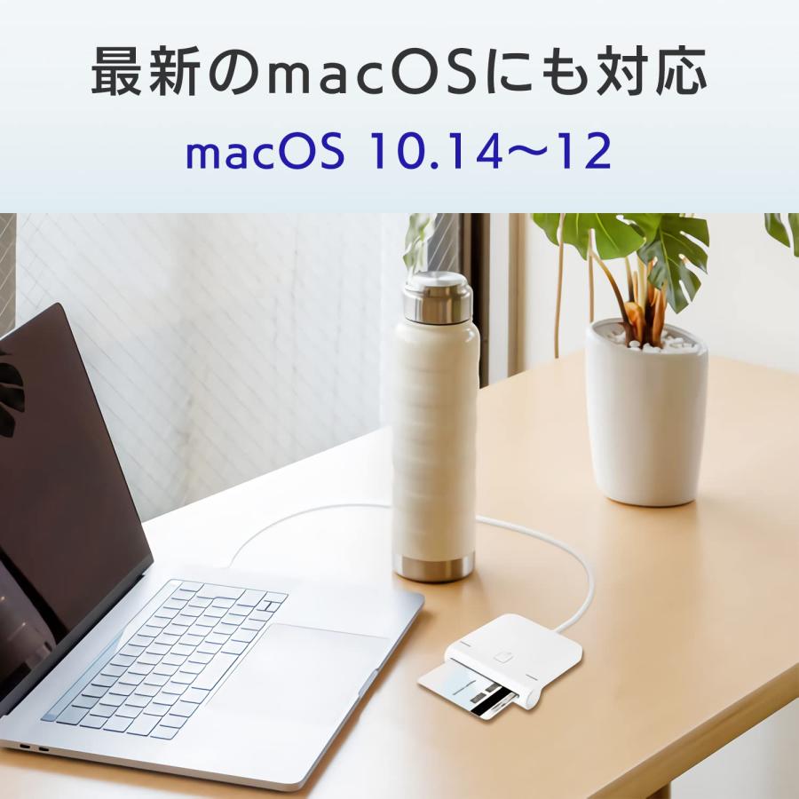 アイ・オー・データ IODATA ICカードリーダーライター 確定申告 接触型 Windows/Mac対応 行政手続き 日本メーカー USB-ICCRW2｜milk-soda-shop1｜06