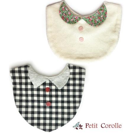 ベビー 日本製 襟付きおめかしスタイ よだれかけ 3点までメール便可 1609 授乳服とマタニティ服のmilk Tea 通販 Yahoo ショッピング