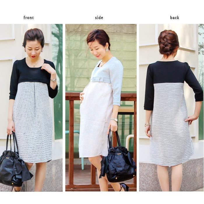 マタニティ 服 ワンピース 授乳服 お宮参り フォーマル レディバレリーナ マタニティ 服 秋 冬 安い 七五三 マタニティウエア 7121 授乳服と マタニティ服のmilk Tea 通販 Yahoo ショッピング