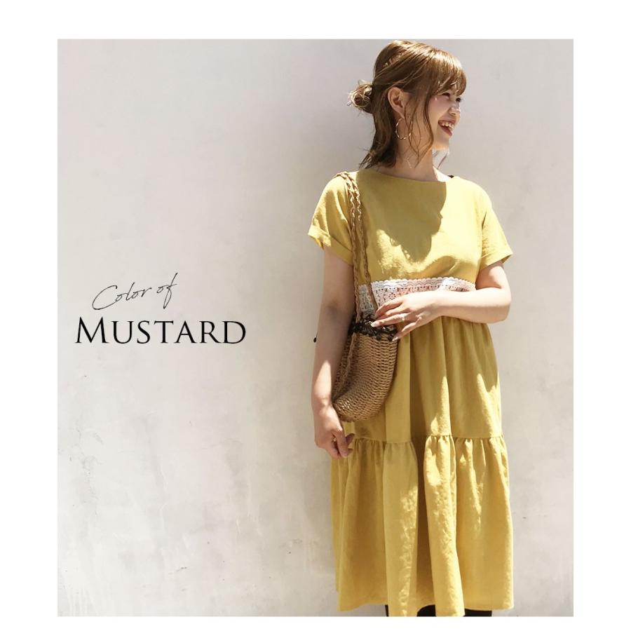 偉大な 授乳服 マタニティ服 エイミー リネンコットンレーシーマカロンワンピース ティアード チュニック 麻 綿 ママ レディース レース 大きいサイズ 期間限定送料無料 Studiostodulky Cz
