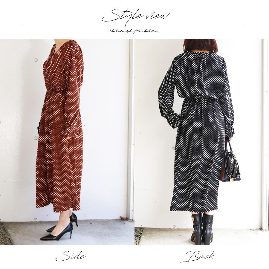 授乳服 レトロドット2wayワンピース ボタンタイプ シャツワンピース ドット フレアーワンピース 産後 事務服 お仕事 オフィス お宮参り お食い初め 安い 8449 授乳服とマタニティ服のmilk Tea 通販 Yahoo ショッピング