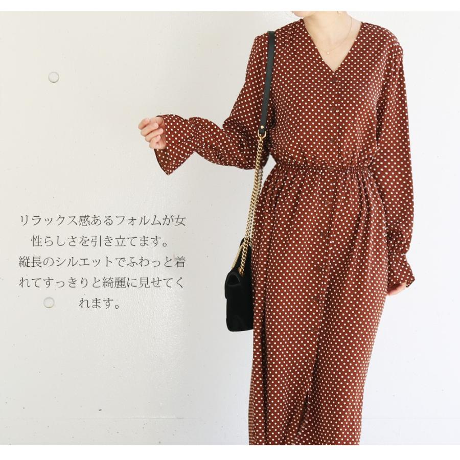 授乳服 レトロドット2wayワンピース ボタンタイプ シャツワンピース ドット フレアーワンピース 産後 事務服 お仕事 オフィス お宮参り お食い初め 安い 8449 授乳服とマタニティ服のmilk Tea 通販 Yahoo ショッピング