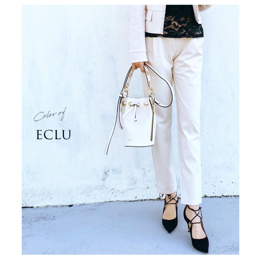 ⭐︎みるくさん専用⭐︎「et.UNiVER パンツドレス M 」 マタニティ パンツ 美シルエット・サテン＆ポンチテーパードパンツ