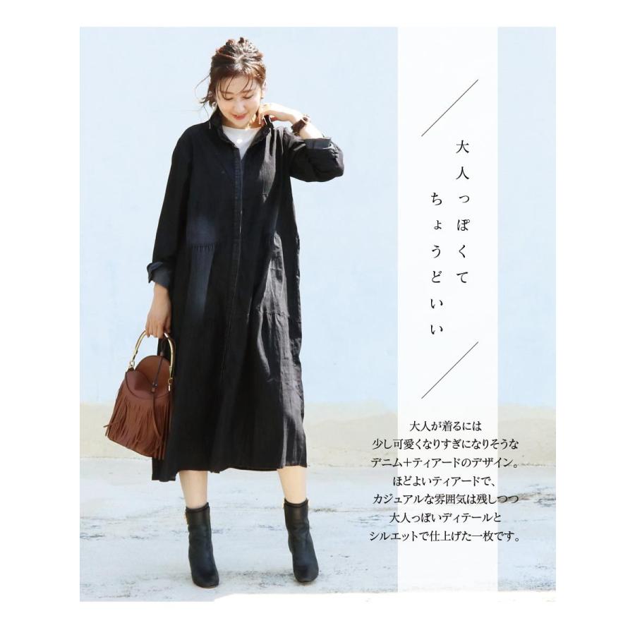 Sale 授乳服 輸入 マタニティ 21a W新作 ジル ティアードデニムワンピ ボタンタイプの授乳口 綿100 安い 出産 産前産後 デニム 妊娠 チュニック ワンピース 妊婦