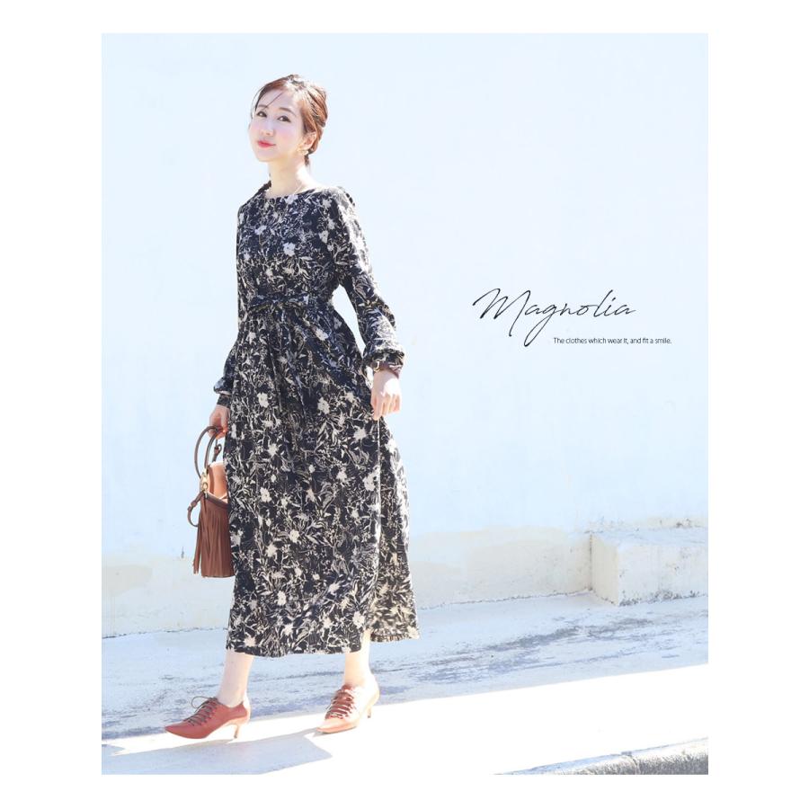 Milk tea（ミルクティー） マタニティ 服 授乳服 マグノリア・フラワー