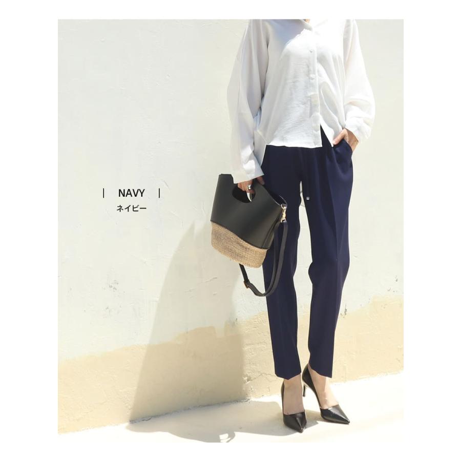 Milk tea（ミルクティー） マタニティパンツ リディア・美脚テーパード