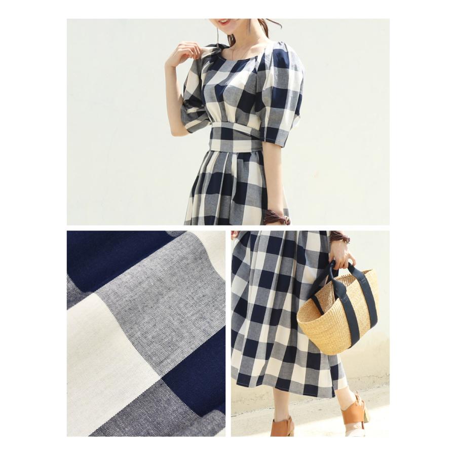 Bergfabel バーグファベル ブロックチェック ドレス ワンピース Bergfabel バーグファベル ブロックチェック ドレス ワンピース