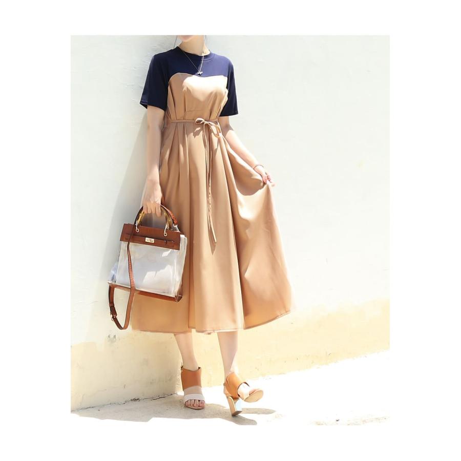 新品タグ付き　マタニティウェア　7分袖ワンピース　フレアー　授乳服　ベージュ 楽天市場】SALE ＜授乳服・マタニティウエア＞ロゼッタ