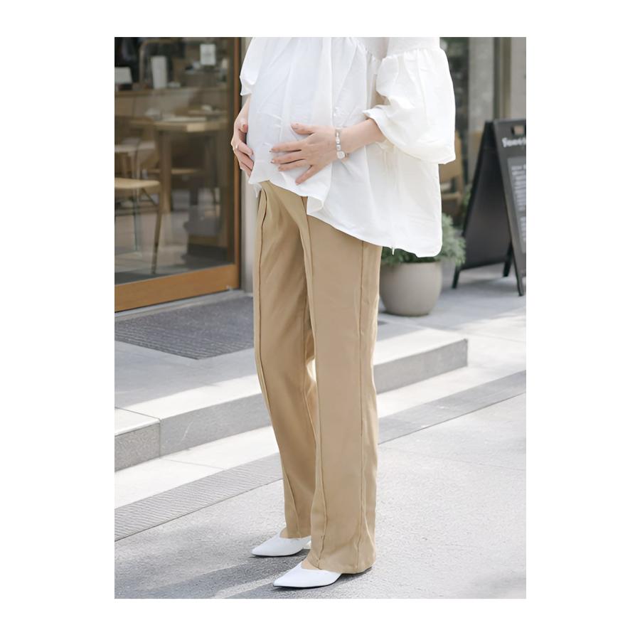希少品番 katie CHANTAL dress pants MILK好きさんに マタニティパンツ・産後パンツ 美脚センターライン・ストレッチ