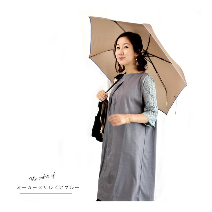 折りたたみ傘 Shizuku ナノ撥水加工 スタンダード折りたたみ傘 55cm