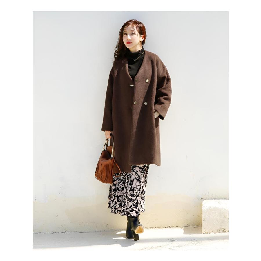 【美品】ロイヤルミルクティー マタニティ ママコート チェスターコート 美品】ロイヤルミルクティー マタニティ ママコート チェスターコート