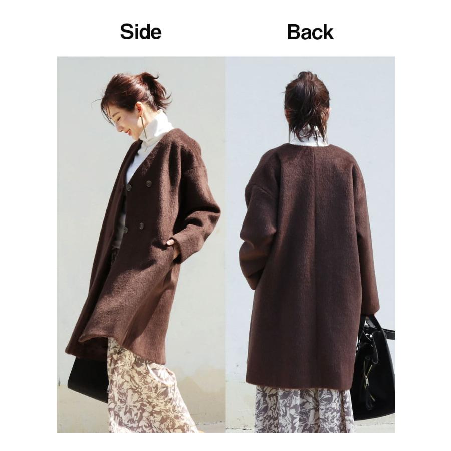 【美品】ロイヤルミルクティー マタニティ ママコート チェスターコート Milk tea（ミルクティー） ママコート Royal Milk teaグレース