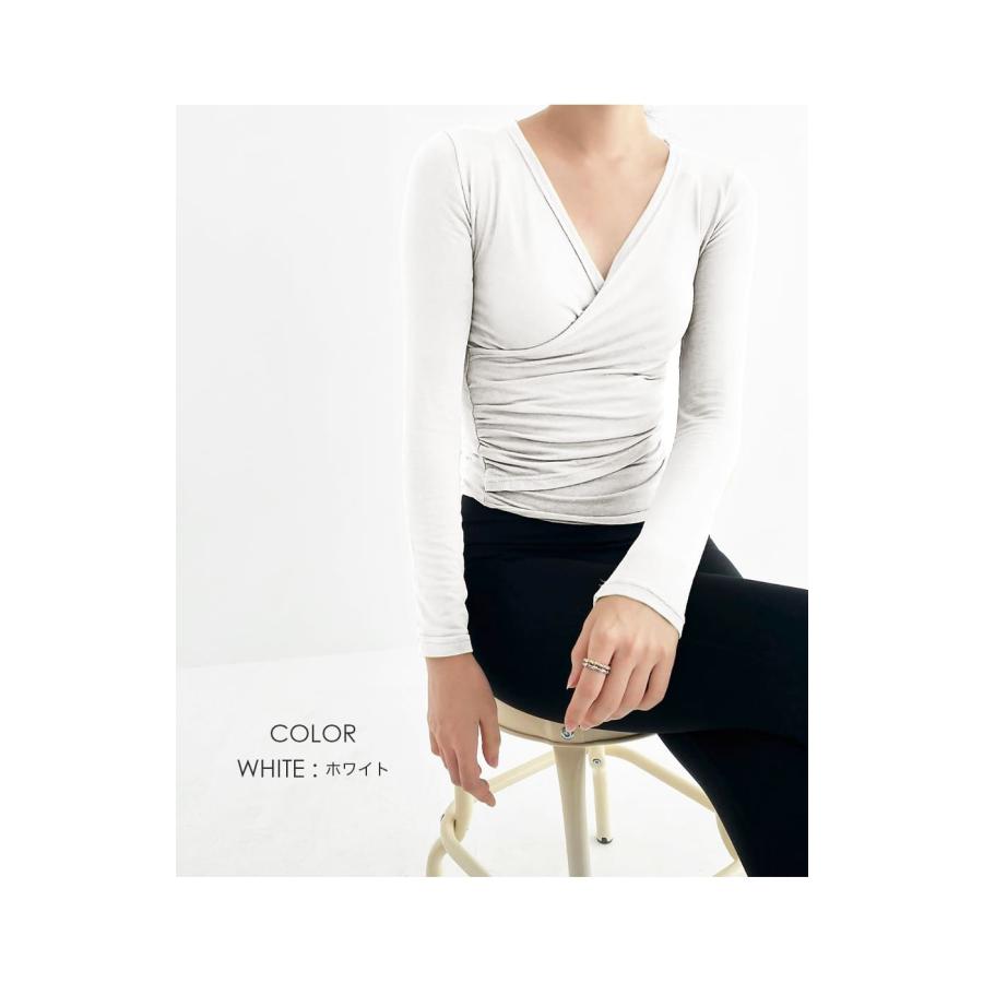 マタニティ 産後ヨガウェア カシュクールトップス ヨガ Tシャツ : 授乳