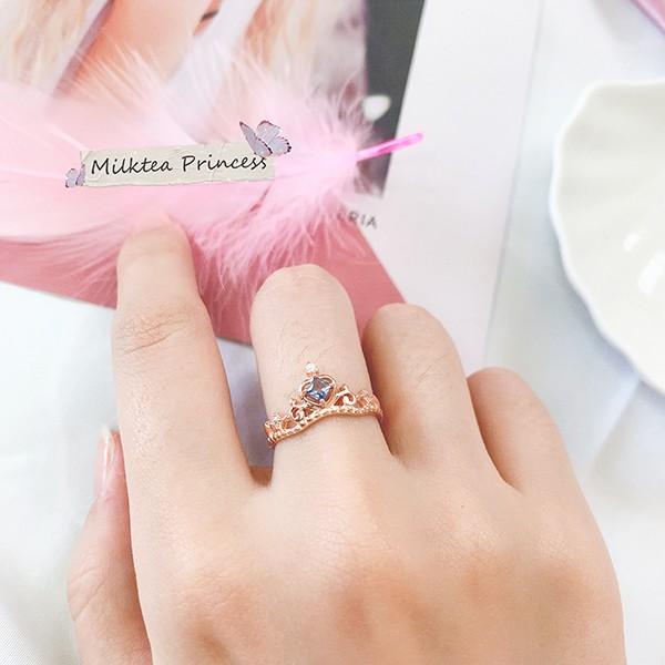 指輪 リング レディース ティアラ 王冠 可愛い おしゃれ シルバー ジルコニア Mp004 Milktea Princess 通販 Yahoo ショッピング