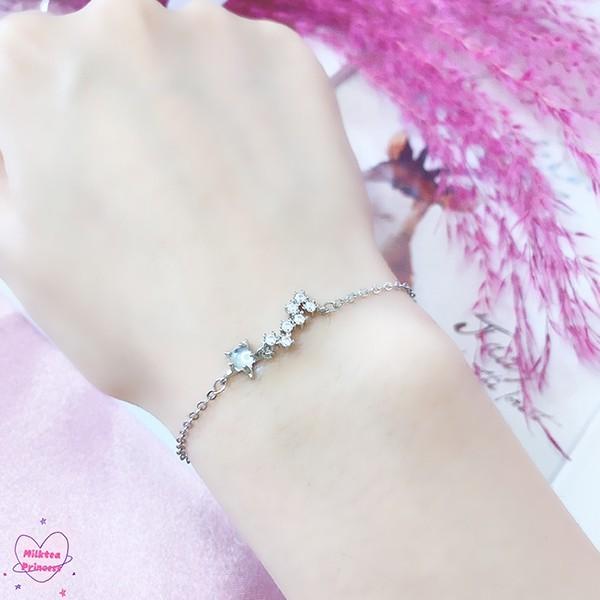 ブレスレット レディース ムーンストーン 星 月 安い 可愛い シンプル デート Mp007 Milktea Princess 通販 Yahoo ショッピング