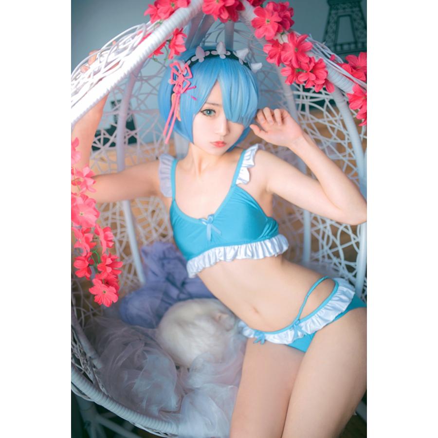 レム ラム 風 水着 衣装 ウィッグ付き リゼロ Re:ゼロから始める