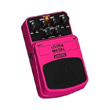 夏セール開催中 MAX80%OFF！ Ultra Behringer Metal Pedal,Pink Effect Instrument Distortion Metal Heavy UM300 ギターエフェクター