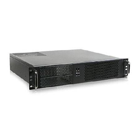 品質保証 Rackmount Compact 2U Group iStarUSA 2 Black , (D-214-MATX) 5.25 X ハードディスク（HDD）ケース