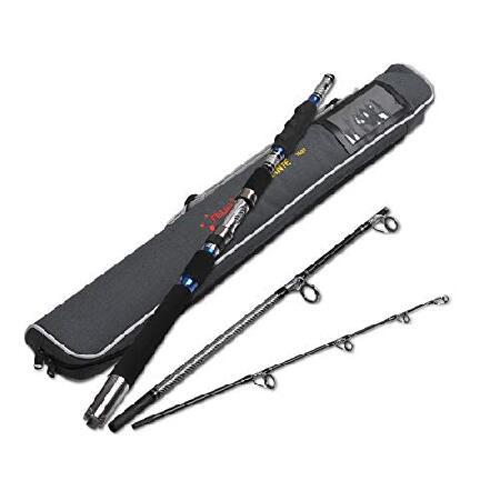 Gw Fiblink 釣り 3 Piece Spinning Rod Heavy 30 50 Pound Spinning Spin Fishing Rod Portable