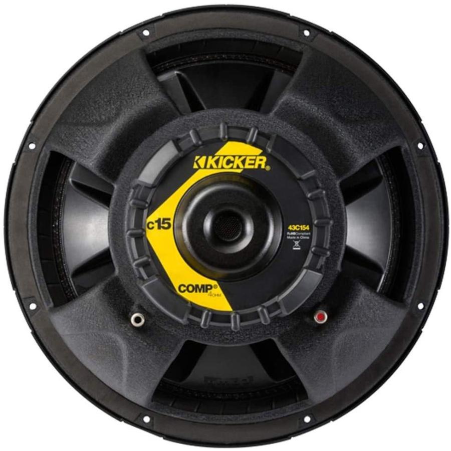 Kicker Comp 43c154 15インチ 500w 車用サブウーファー シングルベントサブボックスエンクロージャ Ts B06vt7jbdd ミルポート 通販 Yahoo ショッピング