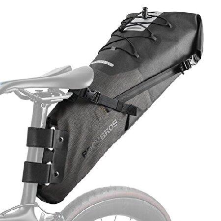 【高品質】 ROCKBROS Waterproof Bike Saddle Bag 13L Large Capacity Bikepacking Bag Road Mountain Bike Seat Bag Bicycle Saddle Bag ドライバッグ
