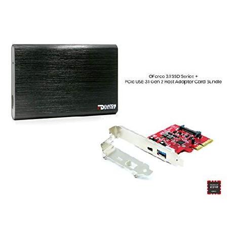 ビッグ割引 Drives Fantom CSD500B-M-HA SSD 3.1 GFORCE - Mac - Adapter Host PCIe with 10Gb/s Type-C 2 Gen 3.1 USB 500GB SSD External Technology Micronet 拡張カード