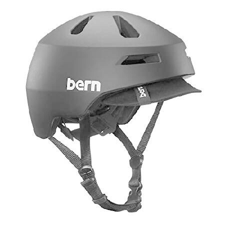 BERN 高級品市場 Brentwood 2.0 Helmet 数量限定アウトレット最安価格 with Small Visor Black Matte