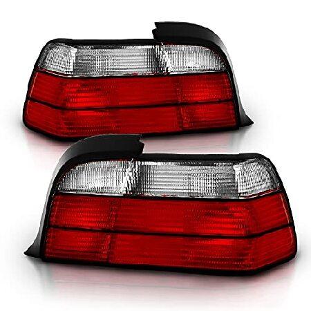 公式サイ AmeriLite 2 Door Taillights Red/Clear For Bmw 3 Series E36 - Passenger and Driver Side