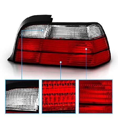 公式サイ AmeriLite 2 Door Taillights Red/Clear For Bmw 3 Series E36 - Passenger and Driver Side