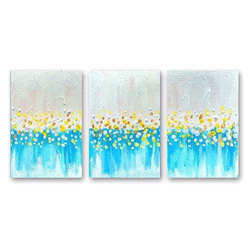 wall26 3 Panel Canvas Wall Art Abstract Color Pictures Home Wall Decorations for Bedroom Living Room Paintings Canvas Prints Framed - 16