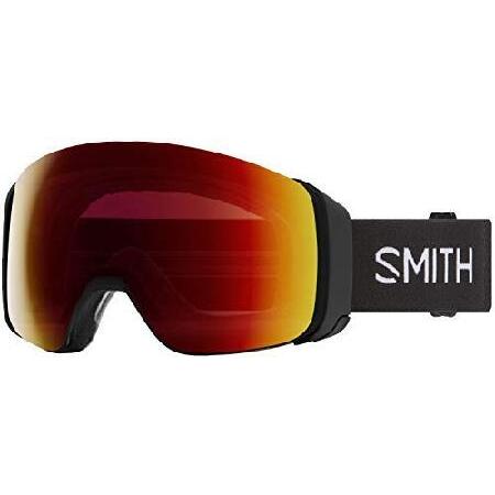 Smith 4D マグスノーゴーグル - ブラック '21 |クロマップ サン レッド