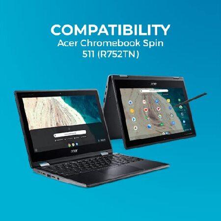 貿易保証 Gumdrop DropTech ケース Acer Chromebook Spin 511用 モデル:R752TN 2-in-1 ノートパソコン ブラック 頑丈 学校対応 衝撃吸収 極端な落下保護