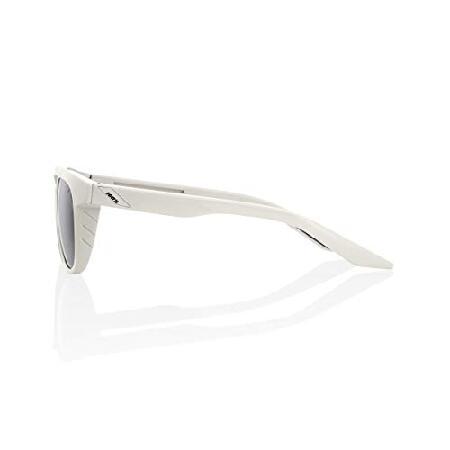 通販割引クーポン 100% Slent Active Performance Light Sunglasses w/ Rubber Temple Grip， Side Glare Shield (Polished Haze - Smoke Lens)