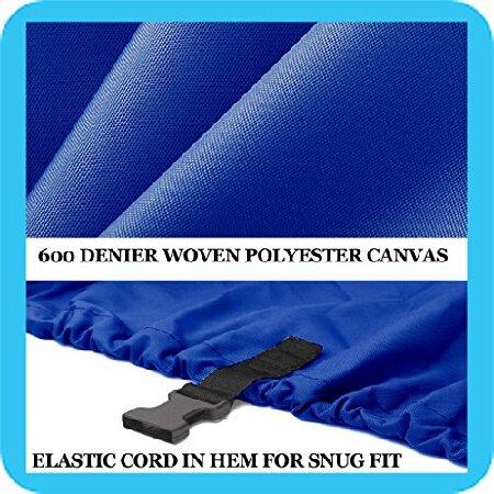 Blue Boat Cover Compatible for Sea Ray 230 1990, Travel Storage