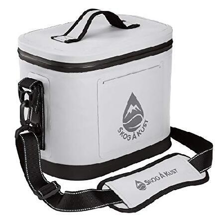 限定製作 Skog Kust Chills K Airtight Leakproof Soft Cooler Bags Flip 6 Can Size Light Grey 新版 Kuljic Com