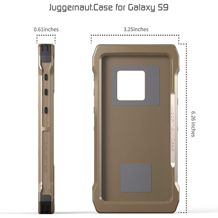 Juggernaut.Case ジャガーノートケース IMPCT Galaxy S9 軍用グレード 