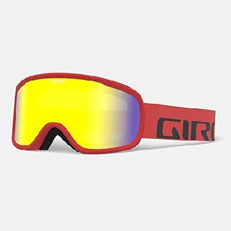 注目の福袋をピックアップ！ Strap Wordmark Red - Goggles Snow Adult Cruz Giro with (2021) Lens Boost Yellow ゴーグル、サングラス