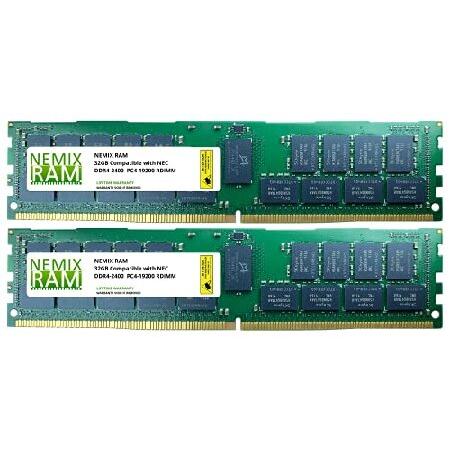 NEMIX RAM N8102-666F for NEC Express5800/R120g-1M 64GB (2x32GB 