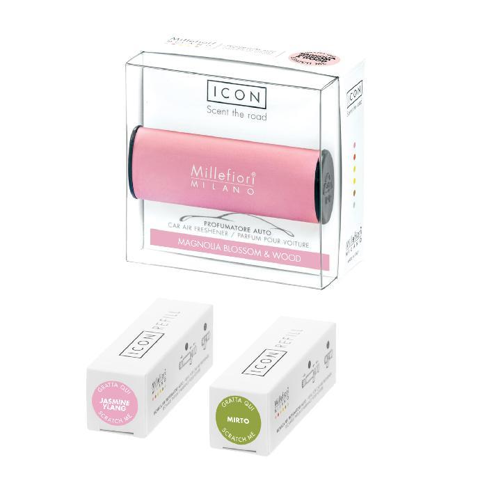 車 芳香剤 カー ディフューザー リフィルセット ミッレフィオーリ Millefiori 女性におすすめ フローラル ピンク アロマディフューザー 公式通販サイト うのにもお得な情報満載