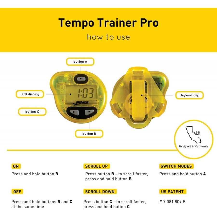 Finis テンポトレーナー プロ Tempo Trainer Pro :finis-tempo-pro 