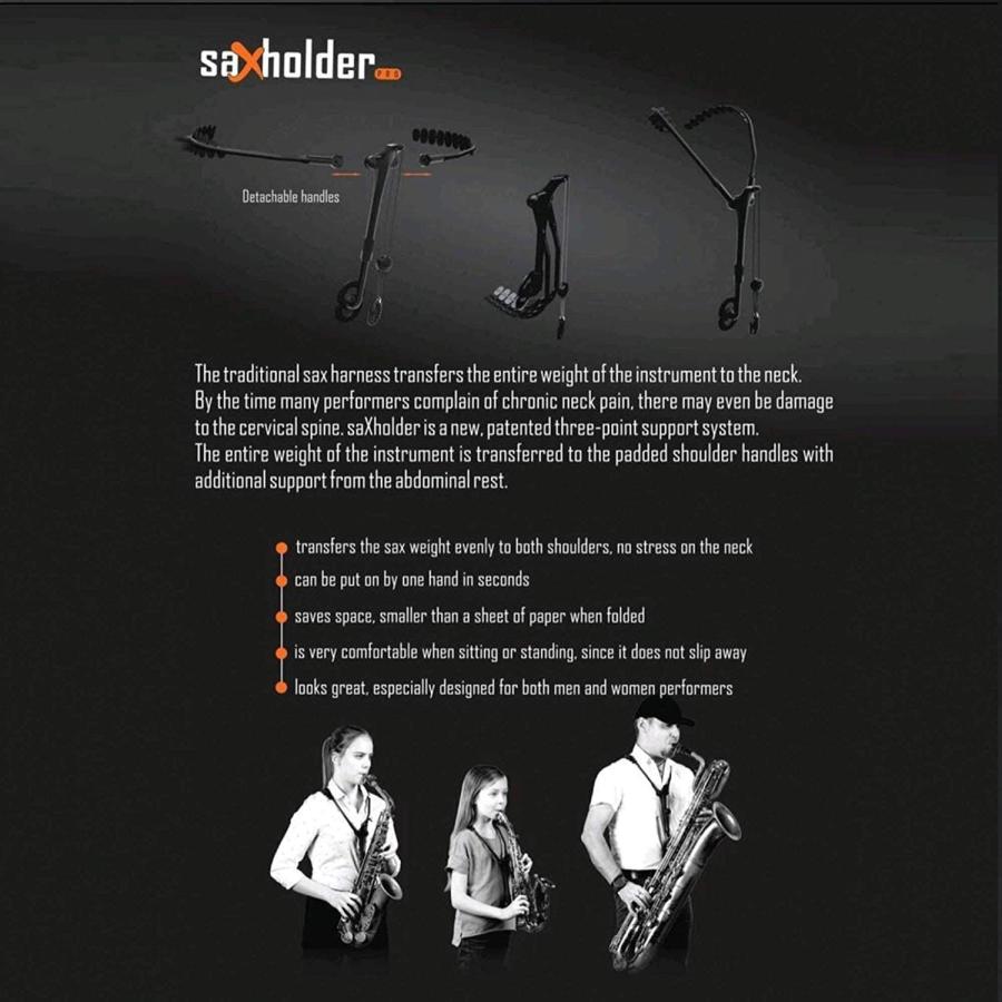 Jazzlab サックス ストラップ SAXHOLDER PRO サックスホルダー・プロ