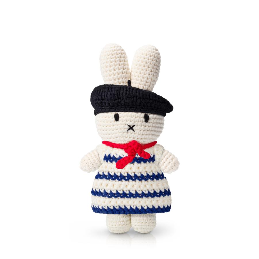 Just Dutch Miffy ミッフィー あみぐるみ オーガニックコットン フランス ハンドメイド 手編み カギ編み ぬいぐるみ ヨーロッパ雑貨 オランダ France outfit | 