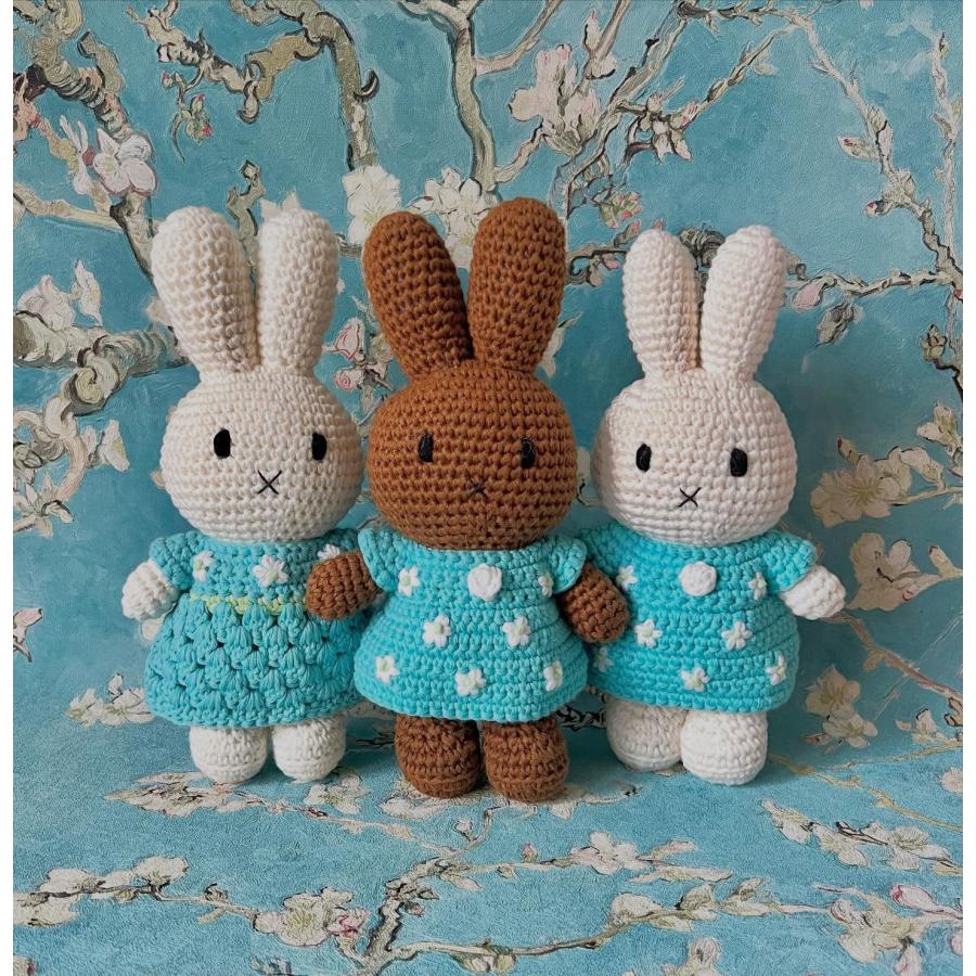 Just Dutch Miffy ミッフィー ゴッホ アーモンドブロッサム ドレス あみぐるみ オーガニックコットン ハンドメイド 手編み オランダデザイン ゴッホ美術館 |  | 03