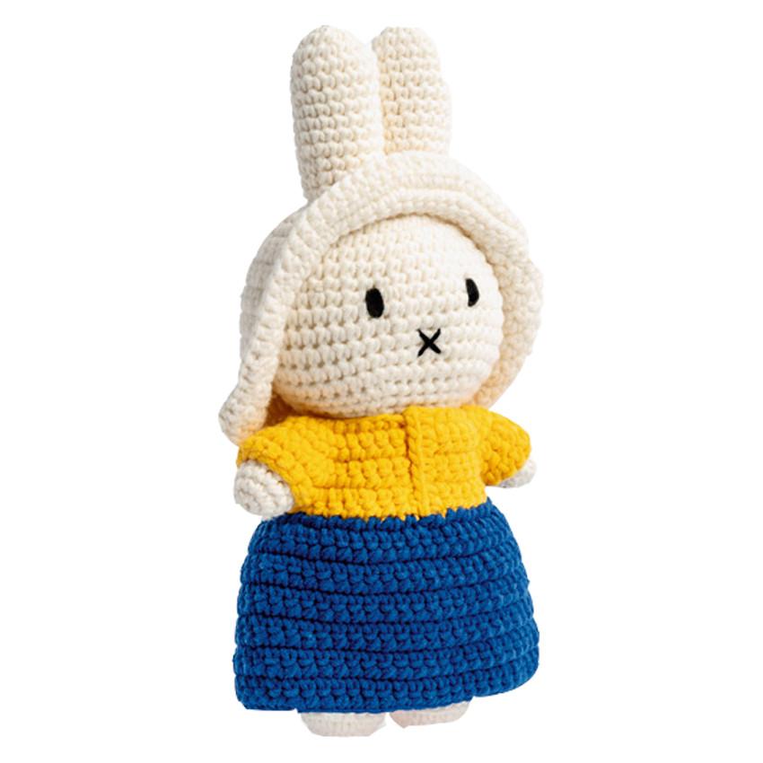 Just Dutch Miffy ミッフィー フェルメール milkmaid 牛乳を注ぐ女 編みぐるみ ぬいぐるみ オランダ ハンドメイド オーガニックコットン |  | 01