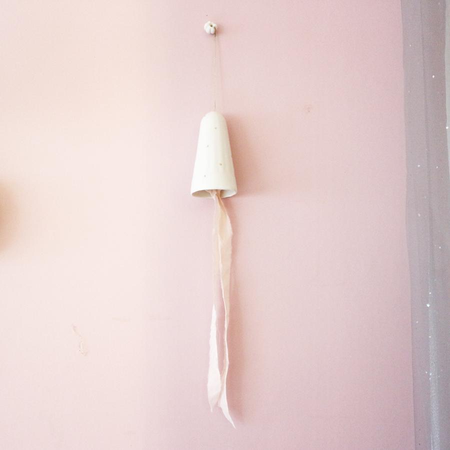 Myriam ait amar ceramics フレンチ 風鈴 陶器 フランス製 FURIN JAPONAIS ハンドメイド ウインドチャイム エナメル ゴールド ドット |  | 02