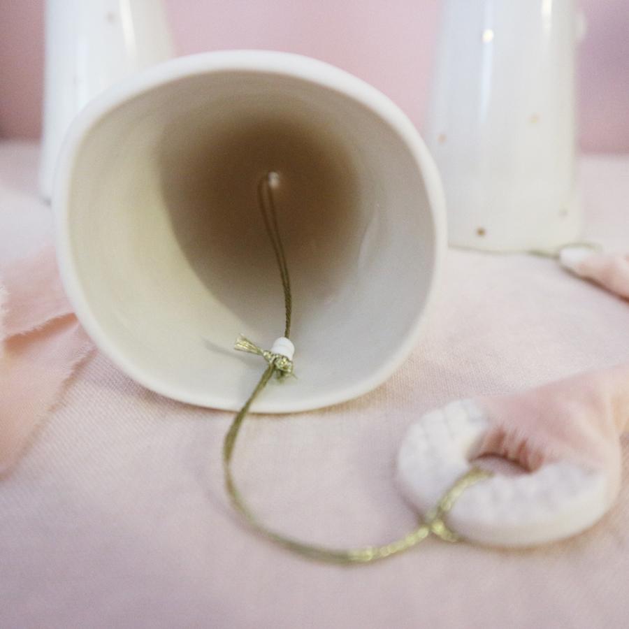 Myriam ait amar ceramics フレンチ 風鈴 陶器 フランス製 FURIN JAPONAIS ハンドメイド ウインドチャイム エナメル ゴールド ドット |  | 05