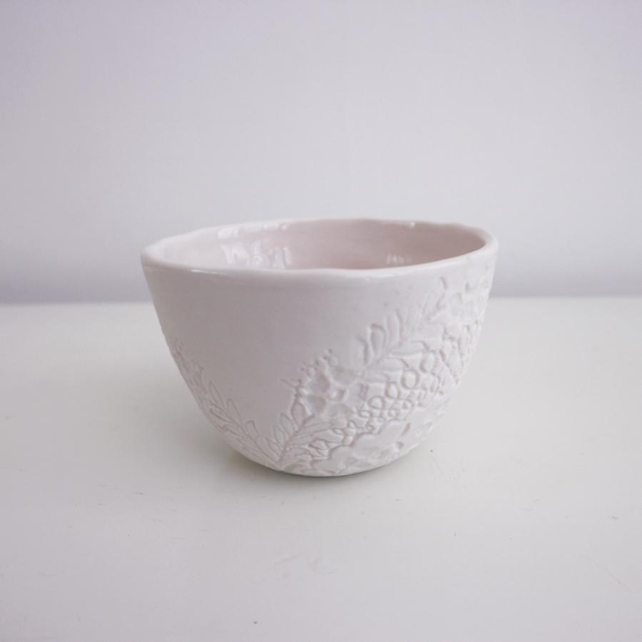 Myriam ait amar ceramics ALBERTINE espresso バロック刺繍レース パウダーピンク カップ エスプレッソ フレンチ 磁器 フランス ハンドメイド インテリア |  | 06