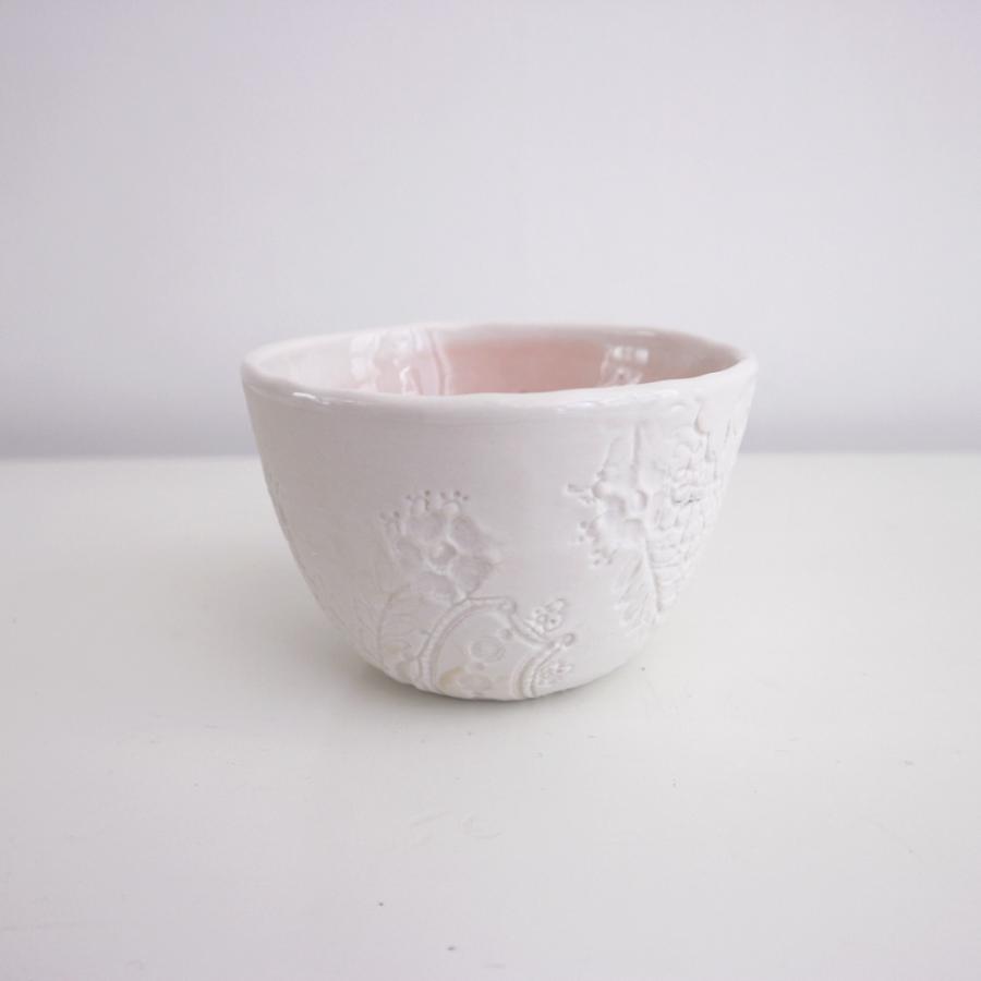 Myriam ait amar ceramics ALBERTINE espresso バロック刺繍レース パウダーピンク カップ エスプレッソ フレンチ 磁器 フランス ハンドメイド インテリア |  | 04